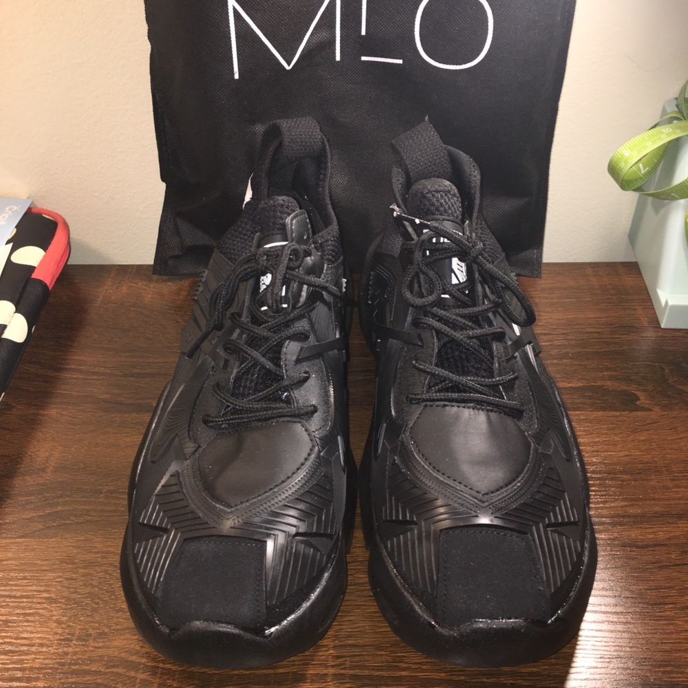New MLO black mecha men’s sneakers (10)